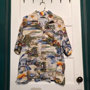 Vintage Matt Rider Laguna Beach Shirt Surfer Resort Wear
